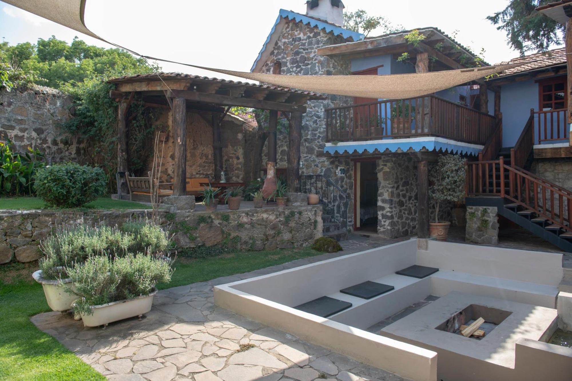 La Casa Azul Huasca & Restaurante La Terraza Hotel Huasca de Ocampo Kültér fotó