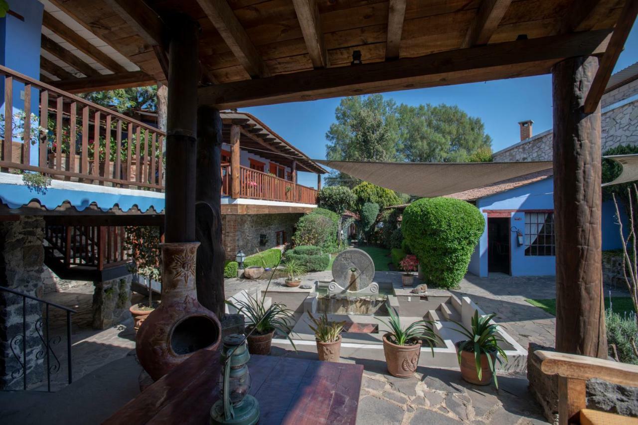 La Casa Azul Huasca & Restaurante La Terraza Hotel Huasca de Ocampo Kültér fotó